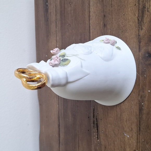 Vintage Wedding Bell Ceramic Music Box - Picture 3 of 5